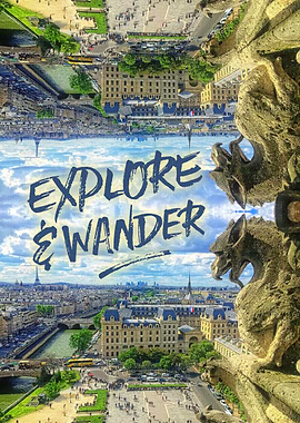 Explore & Wander Notre-Dame Cathedral Gargoyle Paris - ...