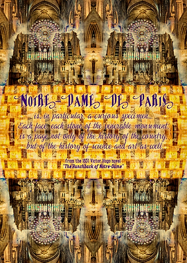 Notre-Dame Cathedral Rose Stained Glass Candles Novel Q ...