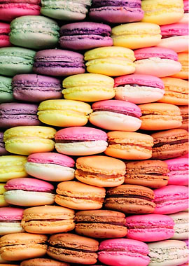 photography of colors macaroons