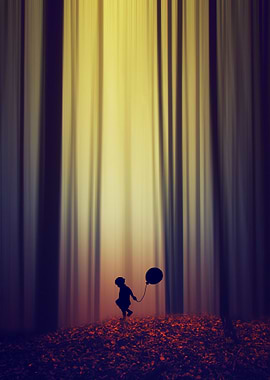 The boy with the balloon by chrissie Judge