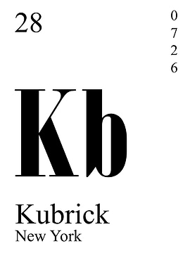 Kubrick, Chemical Element. Kubrick was born on July 26 ...