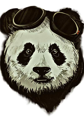 Hipster Panda