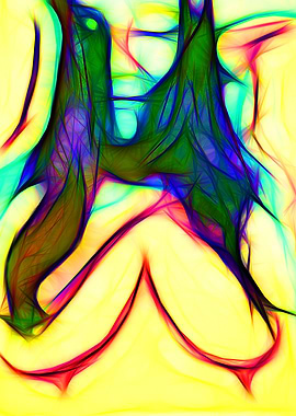 Woman holding her head