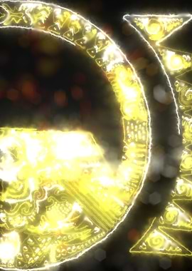 Molten pattern painted in sparks