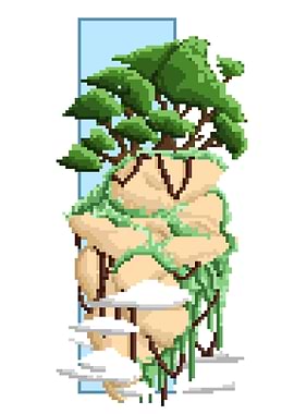 Pixel Landscape : Rock