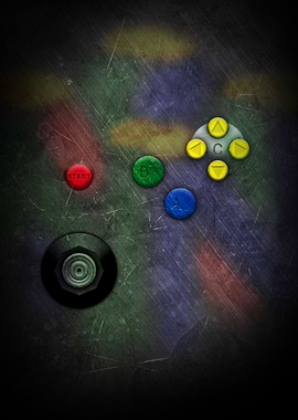 Nintendo 64 controller artwork