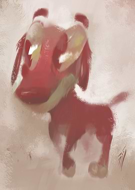 Paws on the sand street