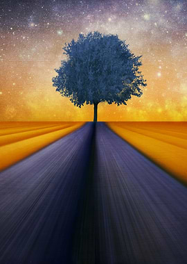 the little blue tree By chrissie Judge