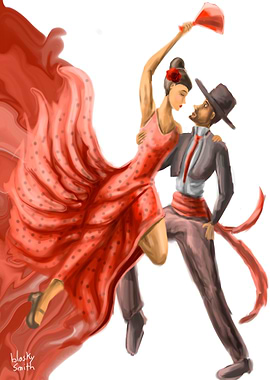 Flamenco dancers