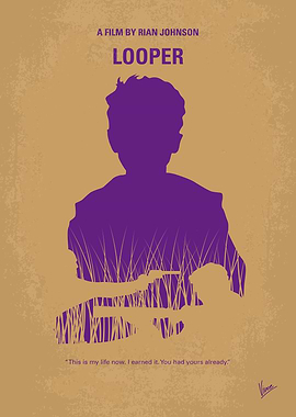 No636 My Looper minimal movie poster In 2074, when the ...