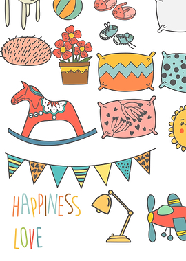 Things you might find in a toddlers room