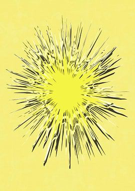 'Bursting' Bursting through life in vibrant sun colour, ...