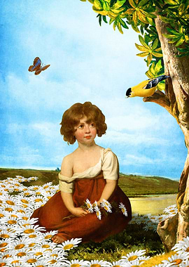 Daisy - illustration done in memory of a late baby girl ...