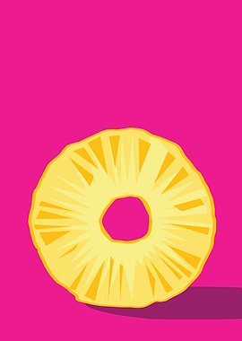 Pineapple in vector format.