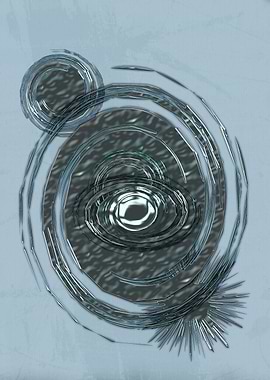'Spinning' Digital Art. Spinning, swirling, metallic, s ...