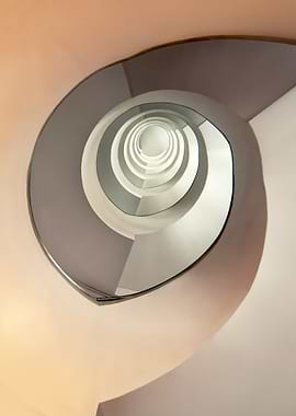Modern spiral staircase