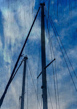 lowered sails in the winter