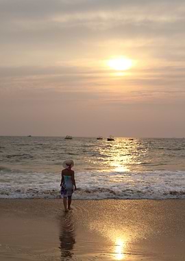 Girl at the beach