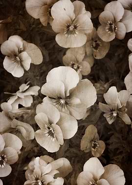 violet in the garden