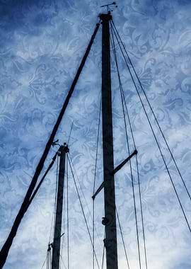 lowered sails in the winter