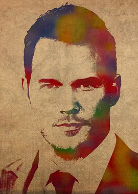 Chris Pratt Watercolor Portrait