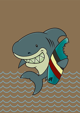 The great white surfer