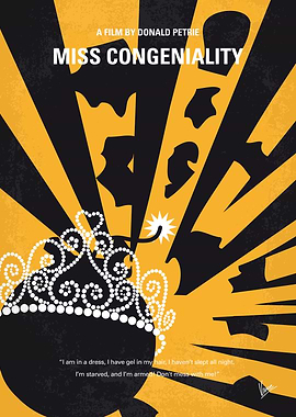 No652 My Miss Congeniality minimal movie poster An FBI ...