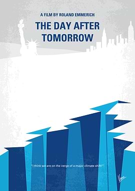 No651 My The Day After Tomorrow minimal movie poster J ...