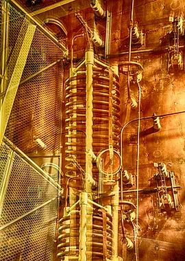 Abstract industrial cooper sound image