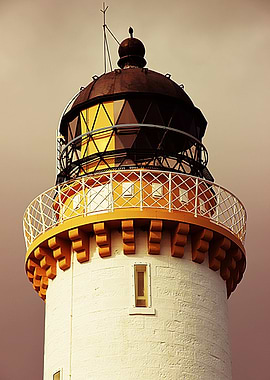 The very dramatic lighthouse at Tarbat Ness, Portmahoma ...