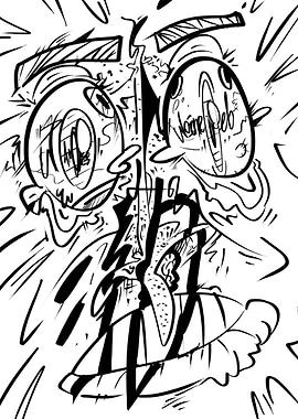 dramatic face after being punched out of your negativit ...