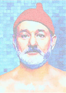 Zissou. A typographic portrait of Steve Zissou (Bill Mu ...