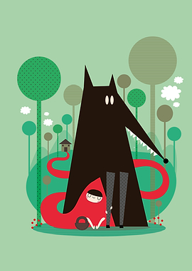 Tribute to fairytale Little red