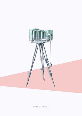 no.10 - Travel Camera with tripod. Contemporary art fro ...