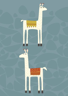 Two llovely llamas