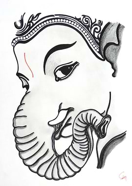 Original sketch on paper in pen and pencil.