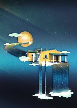 Castle in Heaven | Digital Art, 2016