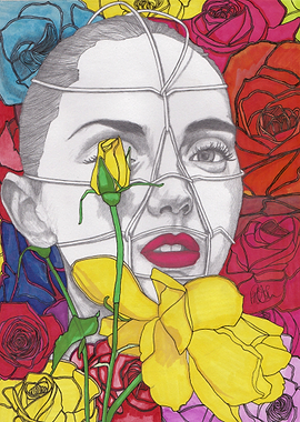 The Original illustration is on A4 fine grain cartridge ...