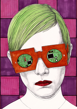 The Original illustration is on A4 fine grain cartridge ...