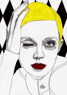 The Original illustration is on A4 fine grain cartridge ...