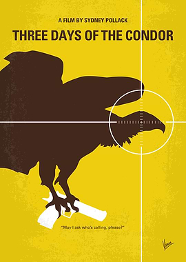 No659 My Three Days of the Condor minimal movie poster ...