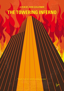 No665 My The Towering Inferno minimal movie poster At ...