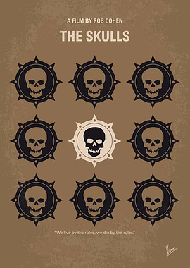 No662 My The Skulls minimal movie poster Luke McNamara ...