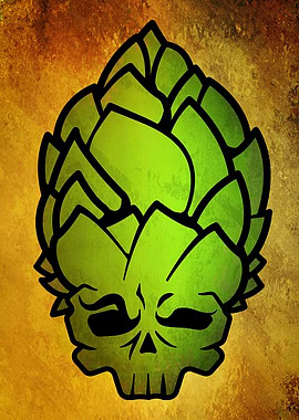 Hop Head Skull for the true Hop Heads!