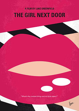 No670 My The Girl Next Door minimal movie poster A tee ...