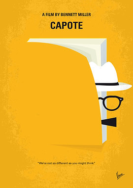 No671 My Capote minimal movie poster In 1959, Truman C ...