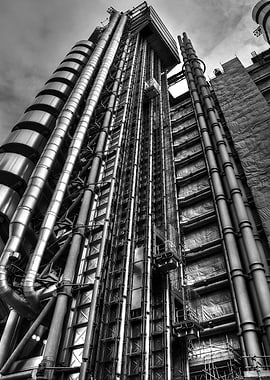 The Lloyd's building is the home of the insurance insti ...
