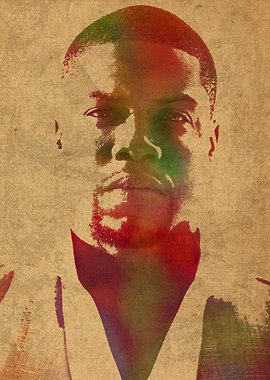 Kevin Hart Comedian Watercolor Portrait