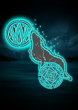 The mystic wolf that watches over us.