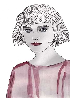 Pastel Girl 3 The Original illustration is on A4 fine g ...